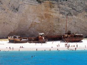 Zakynthos - pláž Navaggio