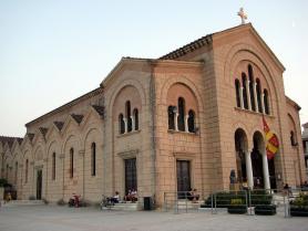 Město Zakynthos s kostelem sv. Dionýsa