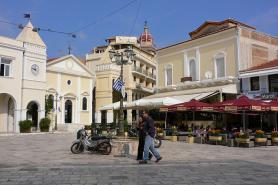 Město Zakynthos s náměstím svatého Marka
